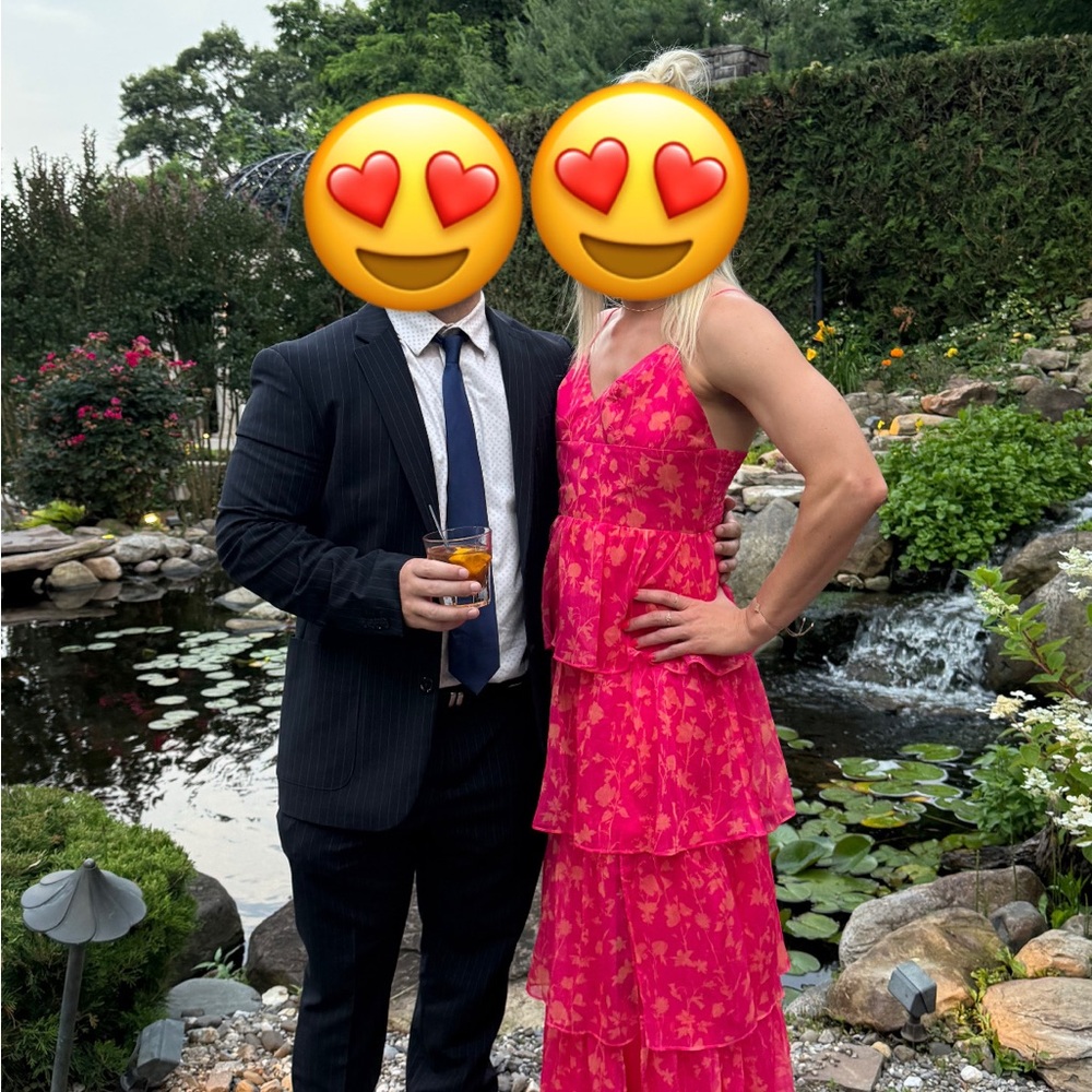 Amanda Uprichard Thaddea Maxi Dress in Brookside Print